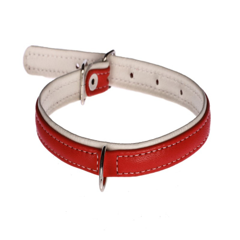 Нашийник 1332 12мм "Люкс" 2-х стор. червоний, фото 1