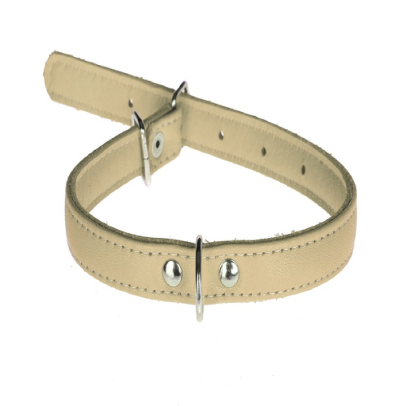 Нашийник 1664 15 мм "Люкс"1-стор. бежевий, фото 1