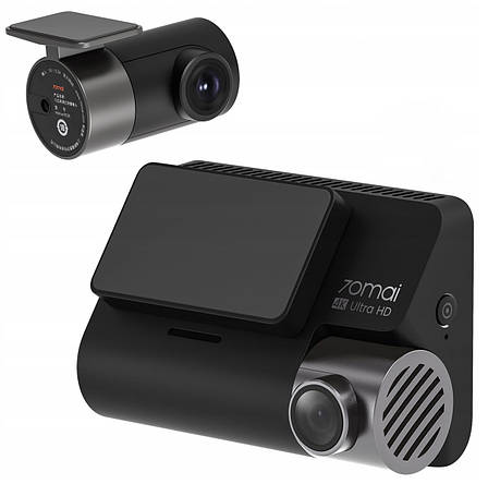 Відеореєстратор автомобільний (в машину) 70mai Dash Cam A800S-1 + камера заднього виду RC06 Чорний, фото 1
