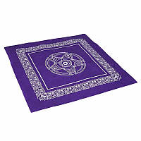 Специальная скатерть для раскладов картами Таро 49*49 см Taluo [G242-Purple] Фиолетовый