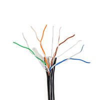 Кабель витая пара ATIS FTP 4*2*0.5-CU PE cat.5e (FTP медь наружный) бухта 305м черный