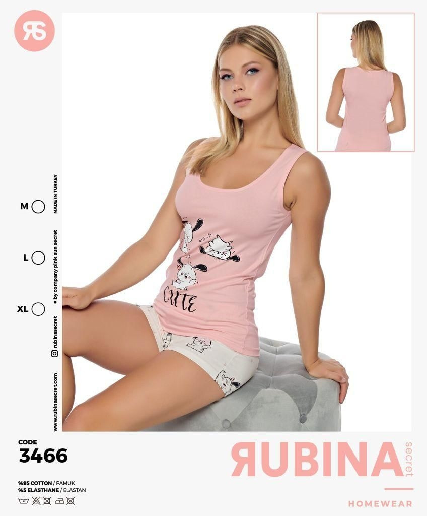 Піжама з шортами,.Rubina 3466, фото 1