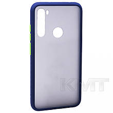 Matte TPU Plastic Case — Xiaomi Redmi Note 8 — Blue