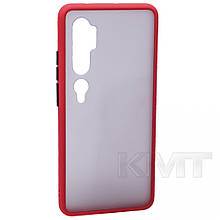 Matte TPU Plastic Case — Xiaomi Mi Note 10 — Red