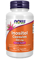 Инозитол 500 мг (Inositol) Now Foods 100 растительных капсул