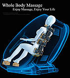 Масажне Крісло xZero VZ4 White Багатофункціональне з різними видами масажу Безкоштовна доставка, фото 5