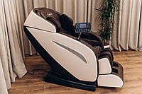 Массажное Кресло XZERO Х11 SL White & Brovn Многофункциональное с различными видами массажа Польша