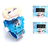 Дитячий наручний годинник з проектором Ельза, 24 виду зображення. Проекційний дитячий годинник Фрозен, фото 4