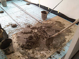 Потім на аркуші ДВП було виготовлено розчин для установки направляючих (маяків).