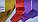 Стрічка атлас 9,4 см.х111см. кольори асорті (метрові обрізки), фото 2