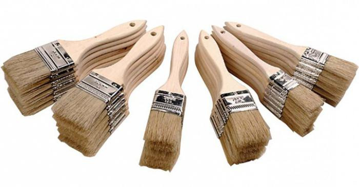 Кисть флейцевая УкрПром 40*14 мм УКРАЇНА (упаковка 5шт.) (00-040)