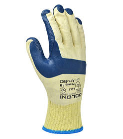 Doloni рукавички робочі трикотажні з латексним покриттям, розмір 10, Extragrab 4502