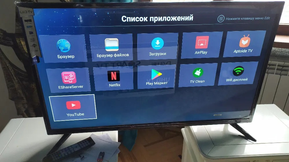 LED Телевизор Smart TV Android 11+ Т2 + HDMI + USB безрамный телевизор 42 дюйма смарт - фото 3 - id-p1556832769