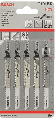 Пилочка для эл. лобзика, по дереву BOSCH 101BR - фото 1 - id-p247733938