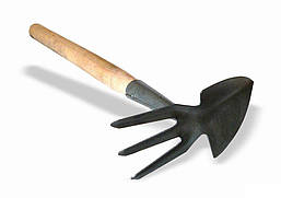 Мотыжка УКРАЇНА комбінована з ручкою "Рижка" (78-201)