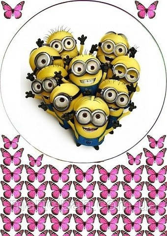 Міньйони 3 Вафельна картинка , фото 1