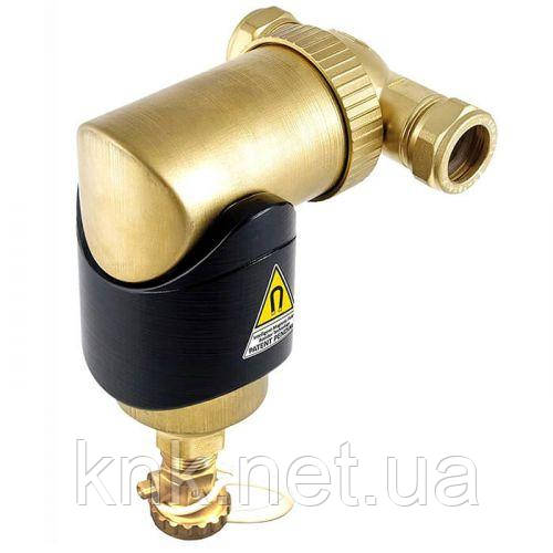 SpiroTrap Dirt 28mm MB3 (вертикальний/горизонтальний) (латунь) Universal Сепаратор шламу з магнітом Spirotech