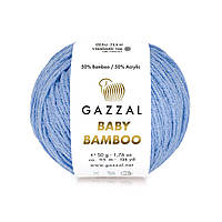 Gazzal BABY BAMBOO (Газзал Бейбі Бамбу) № 95201 блакитний (Пряжа бамбук, нитки для в'язання)