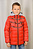 Демісезонна куртка для хлопчика з капюшоном розмір 110-164, фото 5