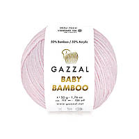 Gazzal BABY BAMBOO (Газзал Бейбі Бамбу) № 95206 блідо рожевий (Пряжа бамбук, нитки для в'язання)