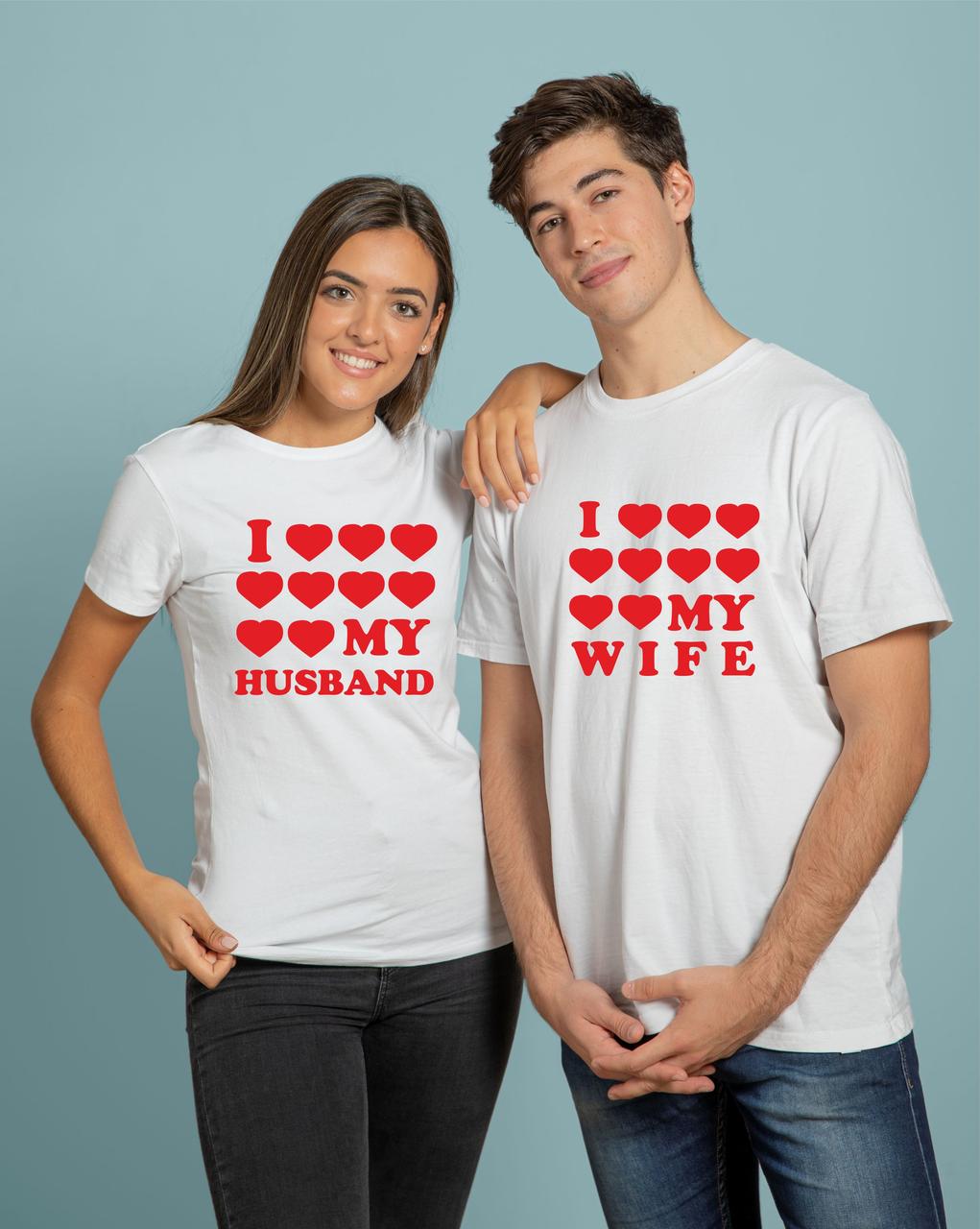 Парні футболки з написами I love me..., подарунок парню або дівчині на день закоханих 14 лютого