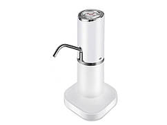 Помпа на сулію для води SaengQ USB акумуляторний Senior-silvery Білий
