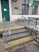 Ограждение пандуса для инвалидов. Изготовим и установим в кротчайшие сроки пандус металлический.  Перила для лестницы из металла от... 4