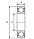Підшипник 6301-2Z/C3 (ГОСТ: 70-80301), SKF (Швеція), 12x37x12 мм, кульковий радіальний, фото 4