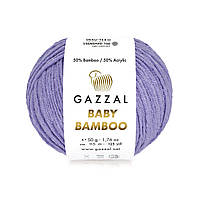 Gazzal BABY BAMBOO (Газзал Бейби Бамбу) № 95215 сиреневый (Пряжа бамбук, нитки для вязания)