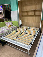 Шкаф кровать трансформер TGS600 140 см двух цветов на усиленном металл каркасе