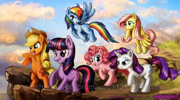 Пони 2 Вафельная картинка , фото 1