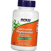 Куркумін NOW Curcumin Phytosome 60 veg caps, фото 5
