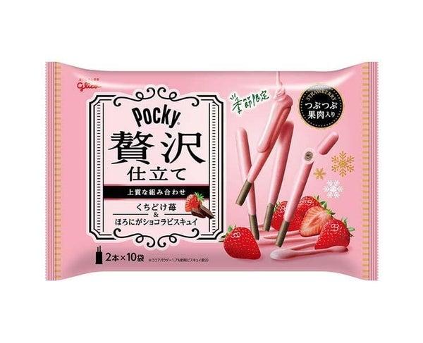 Бисквитные палочки Pocky Luxury Клубничный Пудинг Кучидоке 136 г. - фото 1 - id-p1556883633