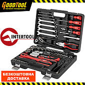 Набір інструментів професійний 1/2" & 1/4" 72 од. INTERTOOL ET-6073