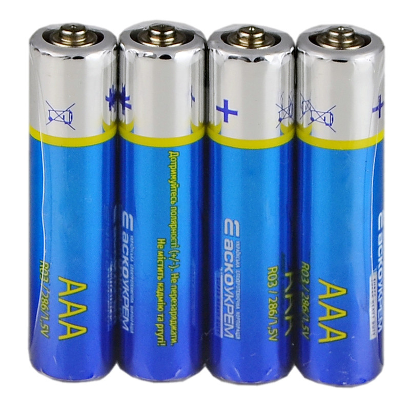Батарейка АСКО-УКРЕМ Super Heavy Duty AАА 4 шт.