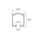 Комплект для 2-х складних дверей  DN 80 PL 2 + 1,5 метра трека U21, фото 4