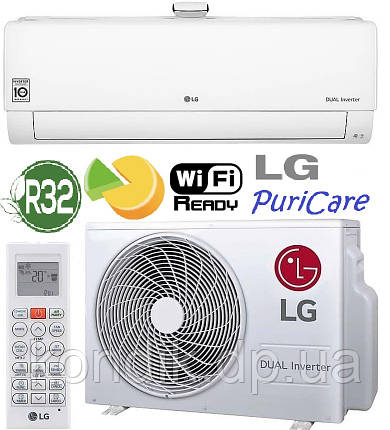 Кондиціонер LG AP09RT PuriCare Inverter, фото 1