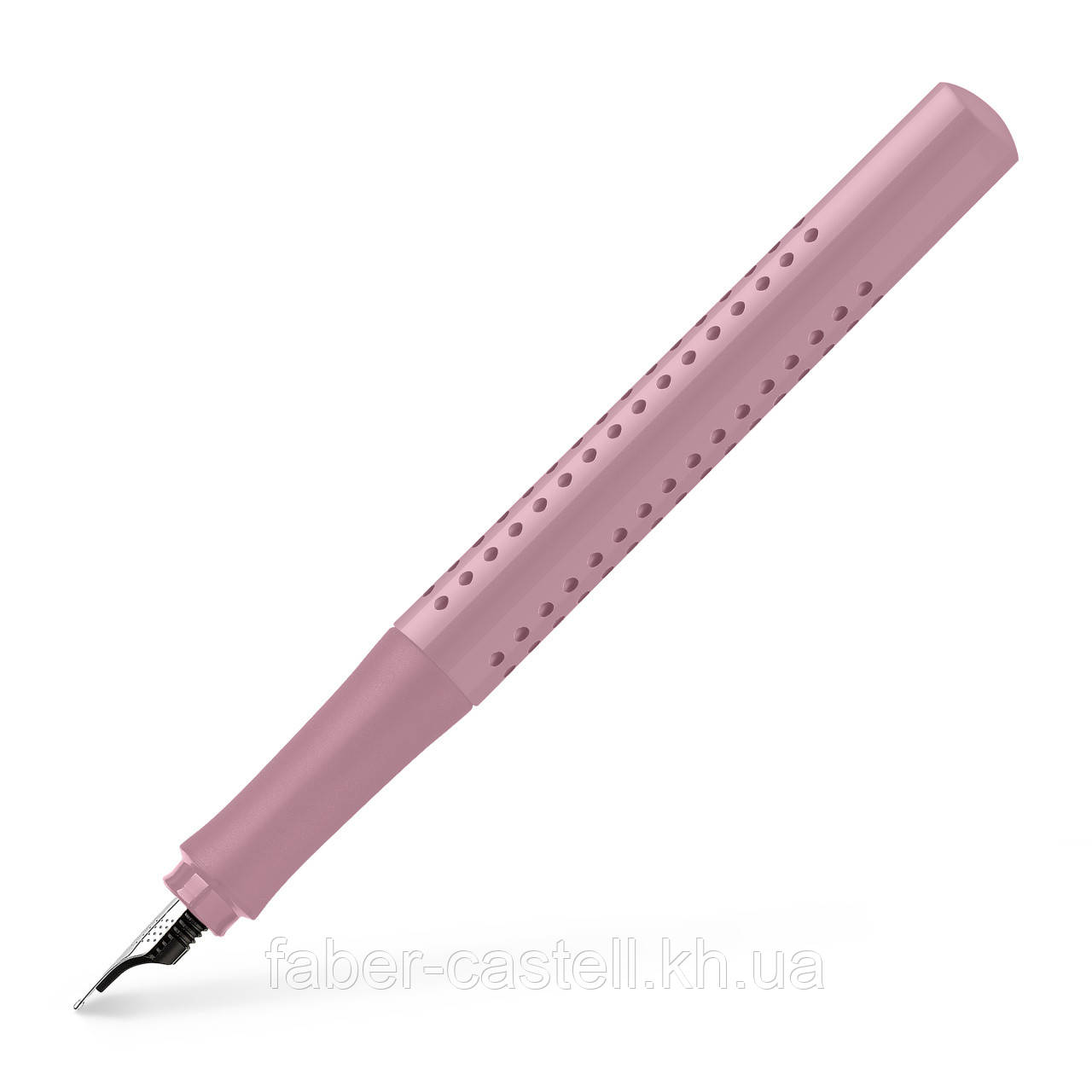 Ручка перова Faber-Castell GRIP 2010 Rose Shadows, колір корпусу рожевий, перо М (0,7 мм), 140824