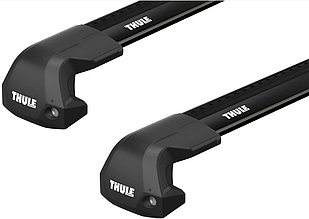 Багажник для авто зі штатними місцями Thule Edge WingBar Fixpoint (комплект) чорний 7207-721XB-KIT