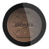 Пудра бронзер для обличчя Ingrid Cosmetics HD Beauty Innovation Bronzing Powder, фото 4