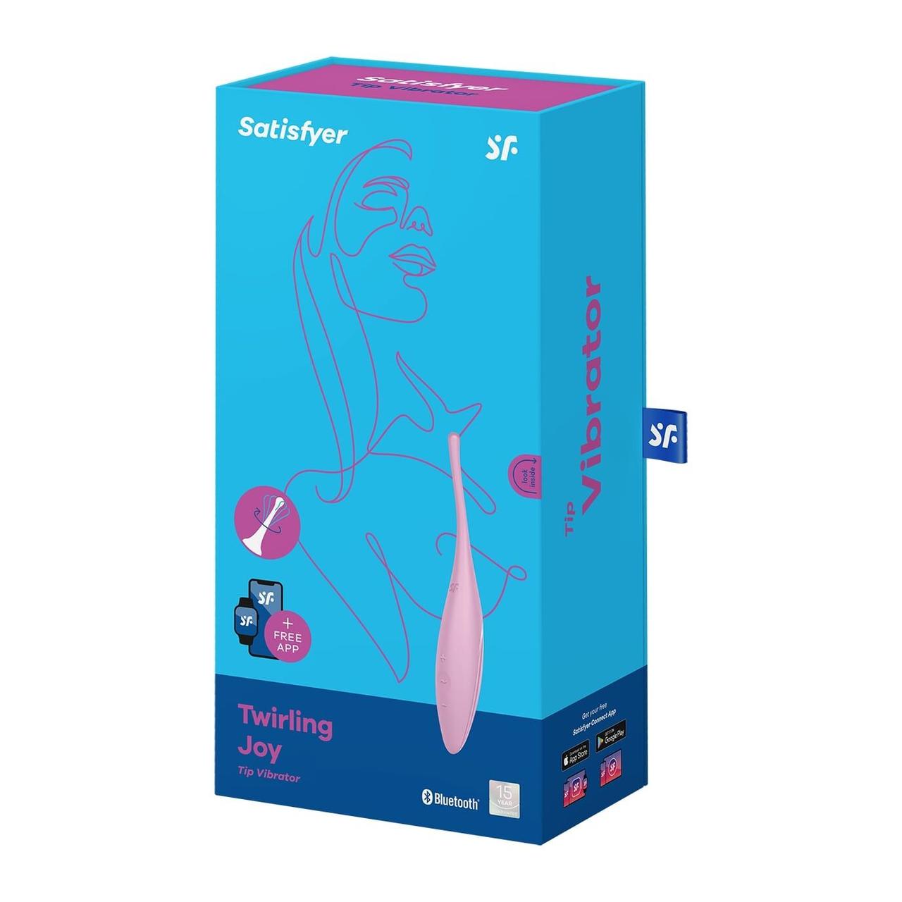 Точковий кліторальний смарт-вібратор Satisfyer Twirling Joy Pink