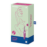 Жіночий точковий кліторальний вібратор Satisfyer Twirling Delight Berry