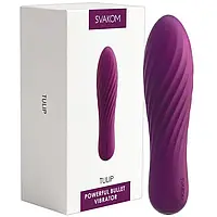 Силіконовий вібратор-куля Tulip Bullet Vibrator Svakom Violet