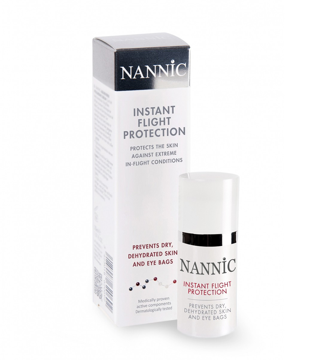 Крем-сироватка для обличчя Миттєва захист Nannic Instant fligth protection