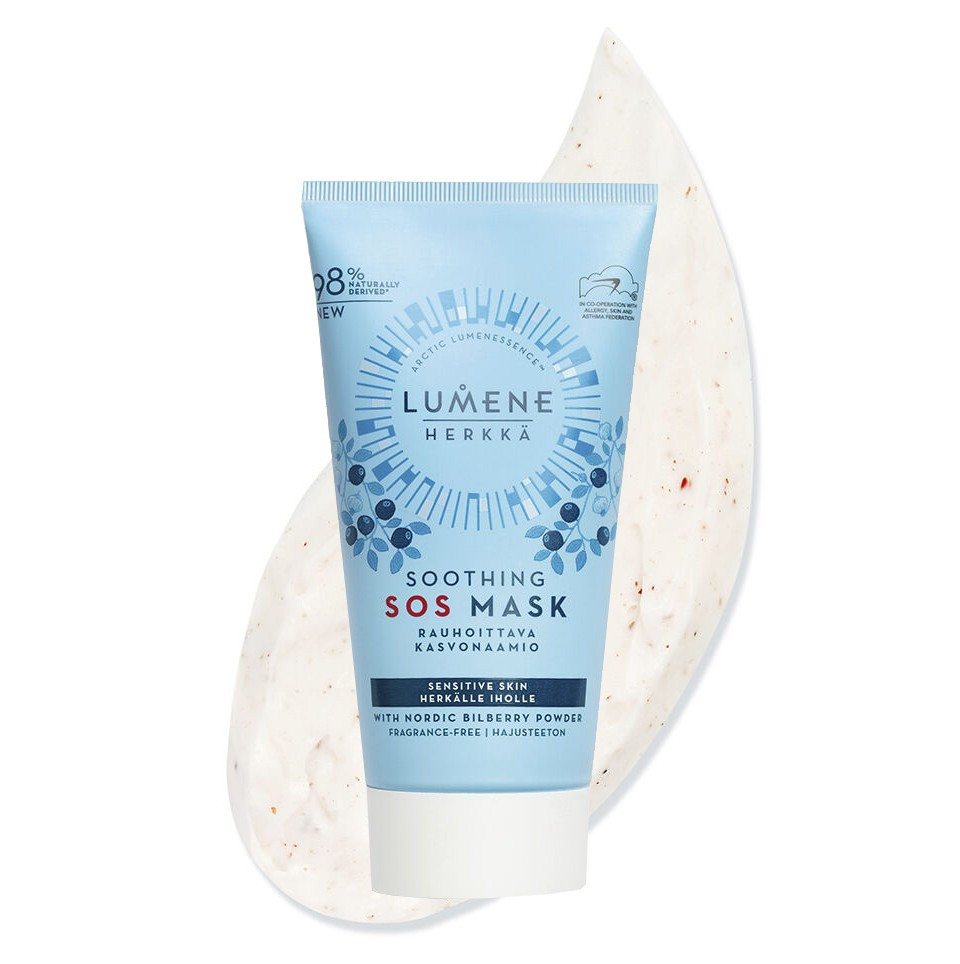 Маска заспокійлива і відновлююча для обличчя Lumene HERKKÄ Soothing SOS Mask