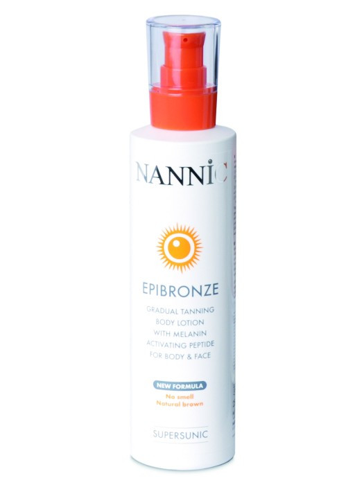 Молочко для тіла та обличчя з бронзантами Nannic Supersunic Epibronze