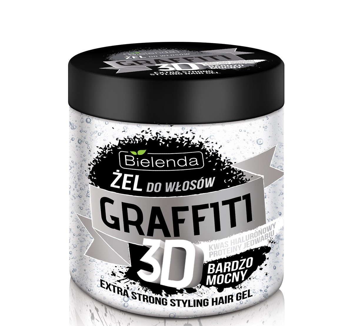 Гель для укладання волосся Екстрасильної фіксації Bielenda Graffiti 3D EXTRA STRONG hair gel