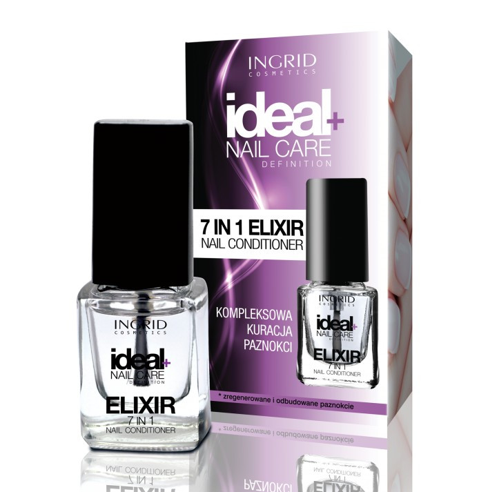 Концентрований лікувальний еліксир для нігтів 7в1 Ingrid Cosmetics 7 in1 Elixir Nail Conditioner