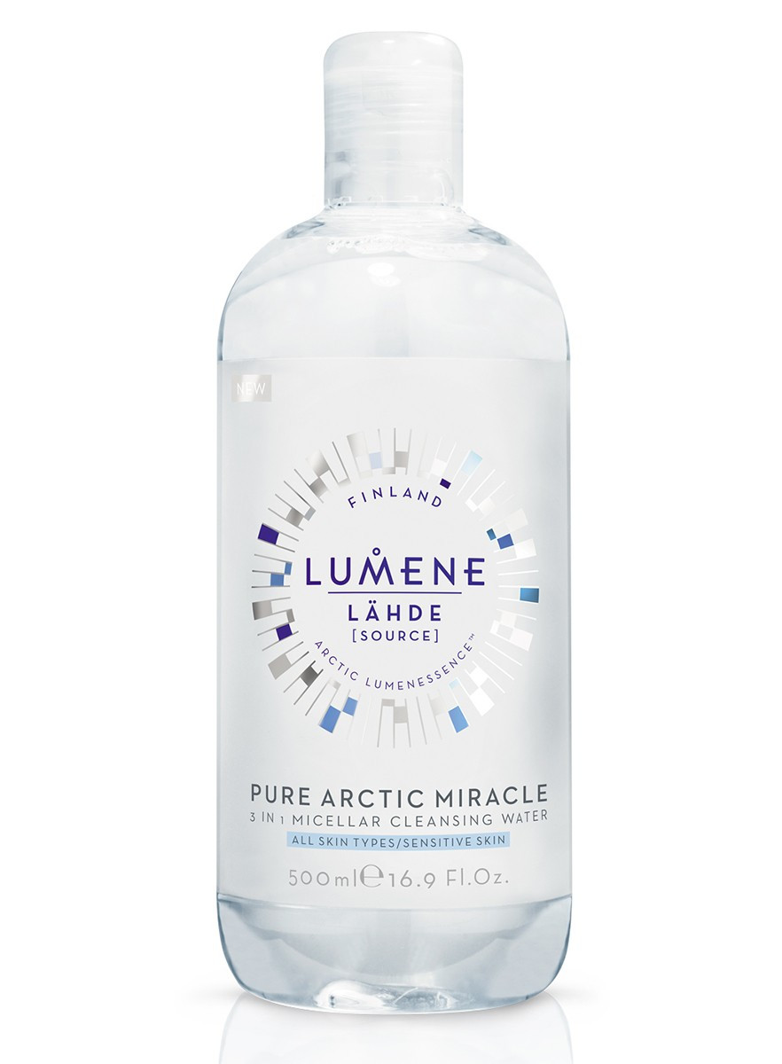 Міцелярна вода 3в1 Lumene LÄHDE [Source] Pure Arctic Miracle, 3-in-1 Micellar Cleansing Water 500 ml