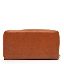 Жіночий гаманець на блискавці V1WLT02-brown